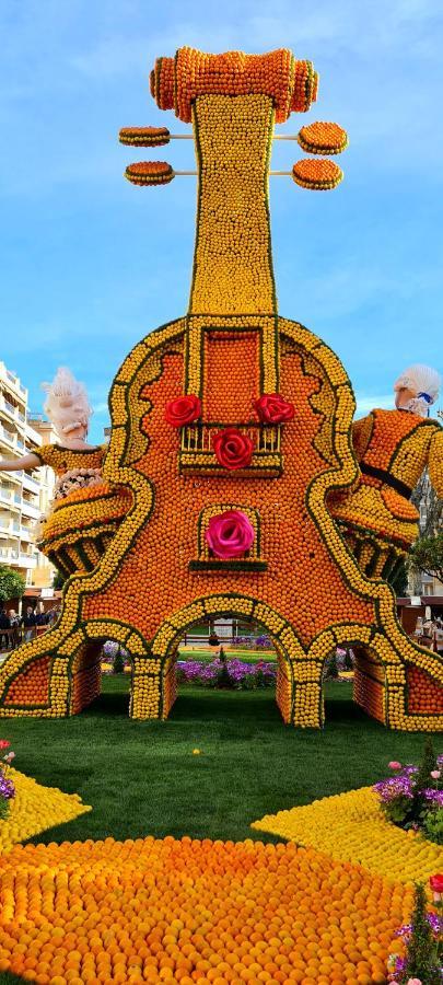 Ferienwohnung Jardin Des Muses - 2 Pieces - Parking Carre D'Or Menton Exterior foto